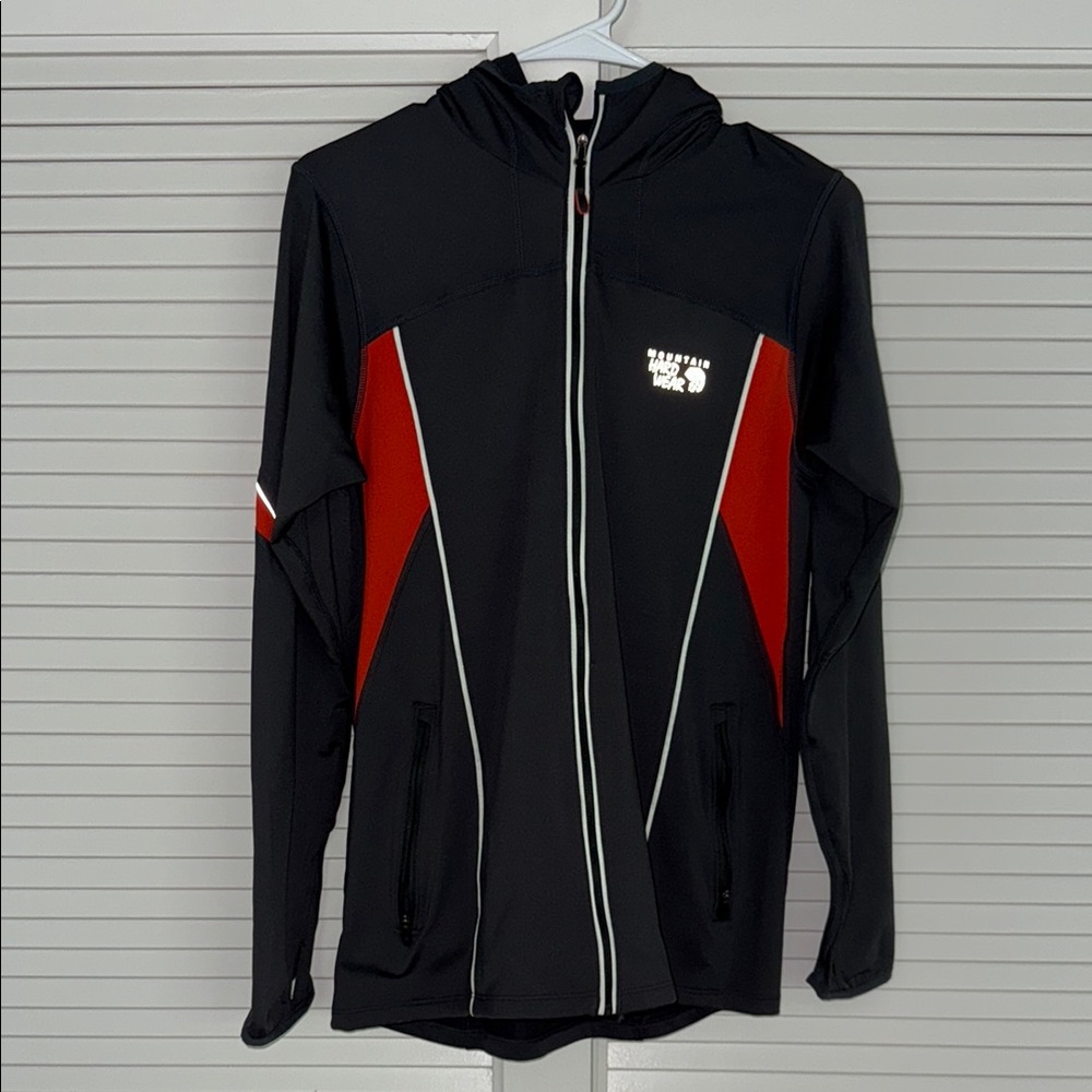 Mountain Hardwear Black and Red Performance Jacket